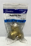 Jones Stephens C77447lf Plumbite Push On Reducing Tee Brass 3/4" X 1/2". Fixed Price $8.88.