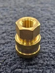 (qty 5) Dixon 2ef2-b E-series Straight Through Female Threaded Coupler - Brass. Fixed Price $26.34.