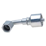 Gates Megacrimp 1/4" X 2.05" Female Sae 45 Flare Swivel 90 Bent Tube Coupling. Fixed Price $37.76.