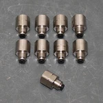 (9) Legris Adaptor Fitting 3014 53 14, 1/8" Tube Od X 1/4" Npt, Push To Connect. Fixed Price $29.95.