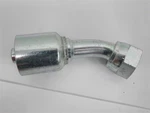 Kuriyama S-1010-fo45 , 5/8" I.d. 45 Orfs Elbow Alfacrimp Hyd. Hose Fitting. Fixed Price $30.00.