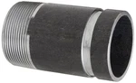 Nipple Adapter 2" Groove X Male Npt Thread Schedule 40 Black Steel Pipe, 4" Long. Fixed Price $21.79.