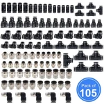 Quick Connect Air Hose Fitting Kit,push To Fittings 1/2"3/8" 1/4"npt Kit. Fixed Price $122.99.