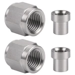 4an Hardline Stainless Steel Tube Nut And Sleeve Fitting For 1/4" Od Tubing, .... Fixed Price $27.02.
