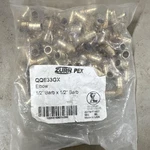Zurn Pex Brass Lead Compliant 1/2" Barb 90 Elbow Qqe33gx 50 Pack. Fixed Price $80.00.