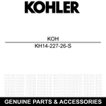 Kohler Kh14-227-26-s Fuel Cap Assembly. Fixed Price $42.95.