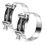 Akihisa T-bolt Hose Clamp,60-63mm Od Range 304 60-63mm 2pack, 2pack. Fixed Price $23.16.