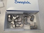 New Swagelok Ss-600-2r-6 Tube Adapter Elbow 3/8 , Od Fitting, Lot Of 3. Fixed Price $175.00.