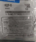 10pcs/1bag New Smc Kq2p-10 Kq2p10 Fittings Free Shipping. Fixed Price $24.52.