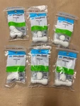 6x Lot John Guest Pp0212wp Qick Connect Push To Fit 3/8" Union Tee Connector. Fixed Price $29.99.