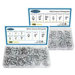 276 Pcs Sae & Metric Grease Fittings Kit Hydraulic Zerks Stan.... Fixed Price $49.99.