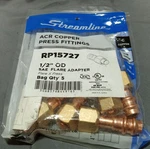 Pack Of 5 Streamline Rp15727 1/2" Od Flare Adapter. Fixed Price $74.00.