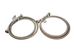 Proflo Washing Machine Hose 60 In Stainless Steel Braid Lot Of 2 Pf146815. Fixed Price $17.99.