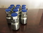 (10 Pc)10643 08-06 Parker After Market Hose Fittings 3/8" 1/2" Female Jic. Fixed Price $63.21.