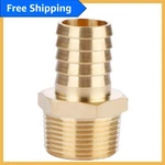 3/4" Brass Barb To Npt Male Fitting - Ideal For Water, Air, Gas Applications. Fixed Price $27.99.