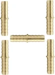 Brass Hose Barb Fitting, Splicer/union/mender, 1/4" Barbed X Fuel Li. Fixed Price $13.16.