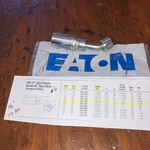 06u-686 Eaton Hose End, 3/8" Id Hose, #6 Female Jic 45 Elbow. Fixed Price $14.00.