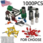 1000pack Crimp Cable Connector Insulated Ferrule Wire Terminal Pin End 20-10awg. Fixed Price $11.55.