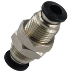 (5 Pack) Utah Pneumatic 1/4 Push To Connect Fittings Bulkhead Fitting Bulk Head. Fixed Price $10.80.