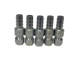 (5) Nos Parker 3/8 Body X Hose Barb Nipple Industrial Fittings Sh9c. Fixed Price $26.39.