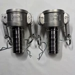 Cam And Groove Hose Fitting 1-1/2 Type C Dixon 150-c 316 Stainless Steel 2 Pc. Fixed Price $76.49.