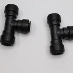 (2-pk) Sharkbite Push-to-connect Tee Fitting Plastic Black 3/8" Pl0813a2. Fixed Price $6.34.