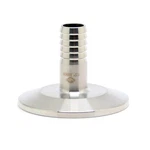 Qiimii Ss304 1.5" Tri Clamp To 1/2" Hose Barbed 1/2 Inch Barb Hose, Silver. Fixed Price $14.69.