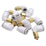 Lot Of 10 Smc Kq2l06-m5a Elbow Fittings, 6mm One-touch To M5x0.8, 1.0mpa. Fixed Price $30.00.