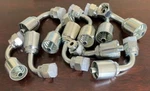 " 1/4" Female Flat Face Swivel Hose With A 90 Elbow Fitting 10 Pk 1j943-4-4. Fixed Price $92.53.