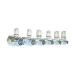 Xzt 6 Pack Orfs Hydraulic Swivel Run Tees,hydrulic Tee Connector,tester Coupl.... Fixed Price $184.44.