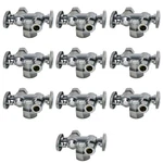 10 Pack Xfititng 3/8" X Od 5/8" Compression Dual Angle Valve. Fixed Price $78.99.
