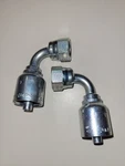 Lot Of 2 Parker 13943-8-6 90 Jic Female Swivel Elbow 1/2" Hose X 9/16-18 New. Fixed Price $22.99.