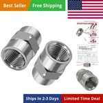Stainless Steel Reducing Coupling Adapter 3/8" Npt Female X 1/4" H.... Fixed Price $18.89.