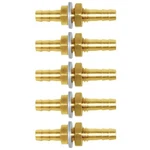Joywayus 1/4" Hose Barb Thru-bulk Head Hex Union Brass Fitting 1/4 1/4,. Fixed Price $19.31.