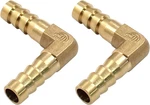 Hordion 2pcs 5/16" Hose Barb Fitting 90 Degree Elbow Connector, Right Angle Bras. Fixed Price $11.55.