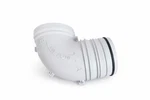 Plastic Elbow Pipe Fitting Adapter With Air Flow Markings. Fixed Price $16.99.