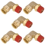 Boeray 5/8" Quick Push To Connect Fittings 5/8"od 1/2"npt Thread, Gold. Fixed Price $48.78.