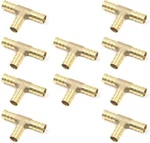 Antrader 3/8" Tee Brass Hose Barb Fitting, X Barb,. Fixed Price $13.74.