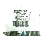 Zurn Pex Qqpc33x, 1/2" Barb Quicksert Cr Barbed Coupling (bag Of 50pcs). Fixed Price $25.00.