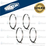 Genuine Dixon 12" T-bolt Clamp Pack (4) Stbc1200 Stainless Steel Hose Clamps. Fixed Price $55.87.