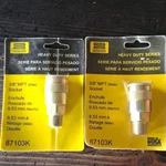 Stanley Bostitch 3/8" Male Npt Socket Quick Coupler, Mpn 87103k - Lot Of 2. Fixed Price $15.95.