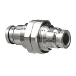 1pc Smc Corporation Kqg2e06-00 Tubing Fitting,stainless Steel,bulkhead Unio. Fixed Price $63.15.