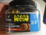 Sharkbite 3/4'' Push To Connect Female Adapter Pro Pack Of 4 U088lfj4 New. Fixed Price $15.99.