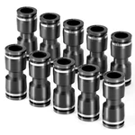 Tailonz Pneumatic Black Straight 1/4 Inch Tube Od Push To Connect Fittin.... Fixed Price $15.57.