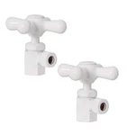 Westbrass D105x-2-50 Cross Handle Angle Stop Shut Off Valve, 1/2" Copper Pipe. Fixed Price $39.24.
