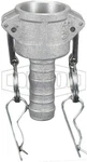 G75-c-al - Global Cam & Groove Type C Coupler X Hose Shank, 3/4" Size. Fixed Price $7.11.