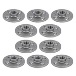 Pipe Decor 3/8" Malleable Cast Iron Floor Flange 10 Pack Industrial Steel Grey. Fixed Price $38.49.