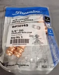 Lot Of 5 Streamline Rp10145 5/8" Coupling. Fixed Price $44.00.