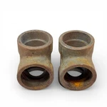 Lot Of 2 Vintage 2" Socket Weld Tees Forged Steel A350 Lf2 Cl1 3000# Industrial. Fixed Price $79.98.