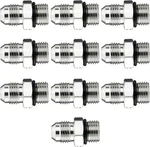 10 Pack Hydraulic Hose 3/8" Jic Male X Orb Male, Silver. Fixed Price $31.96.